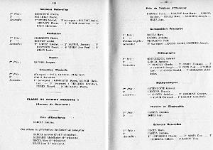 DISTRIBUTION DES PRIX 1954 55 LYCEE LAMORICIERE  (79) DE MAURICE DOMENECH DCD ENVOI DE SON FRERE FRANCOIS